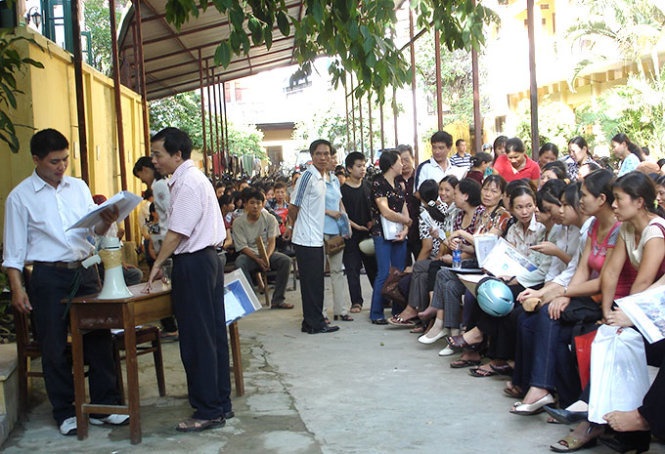 Duy tri 'xet tren ho so' tuyen sinh lop 6 o Ha Noi hinh anh