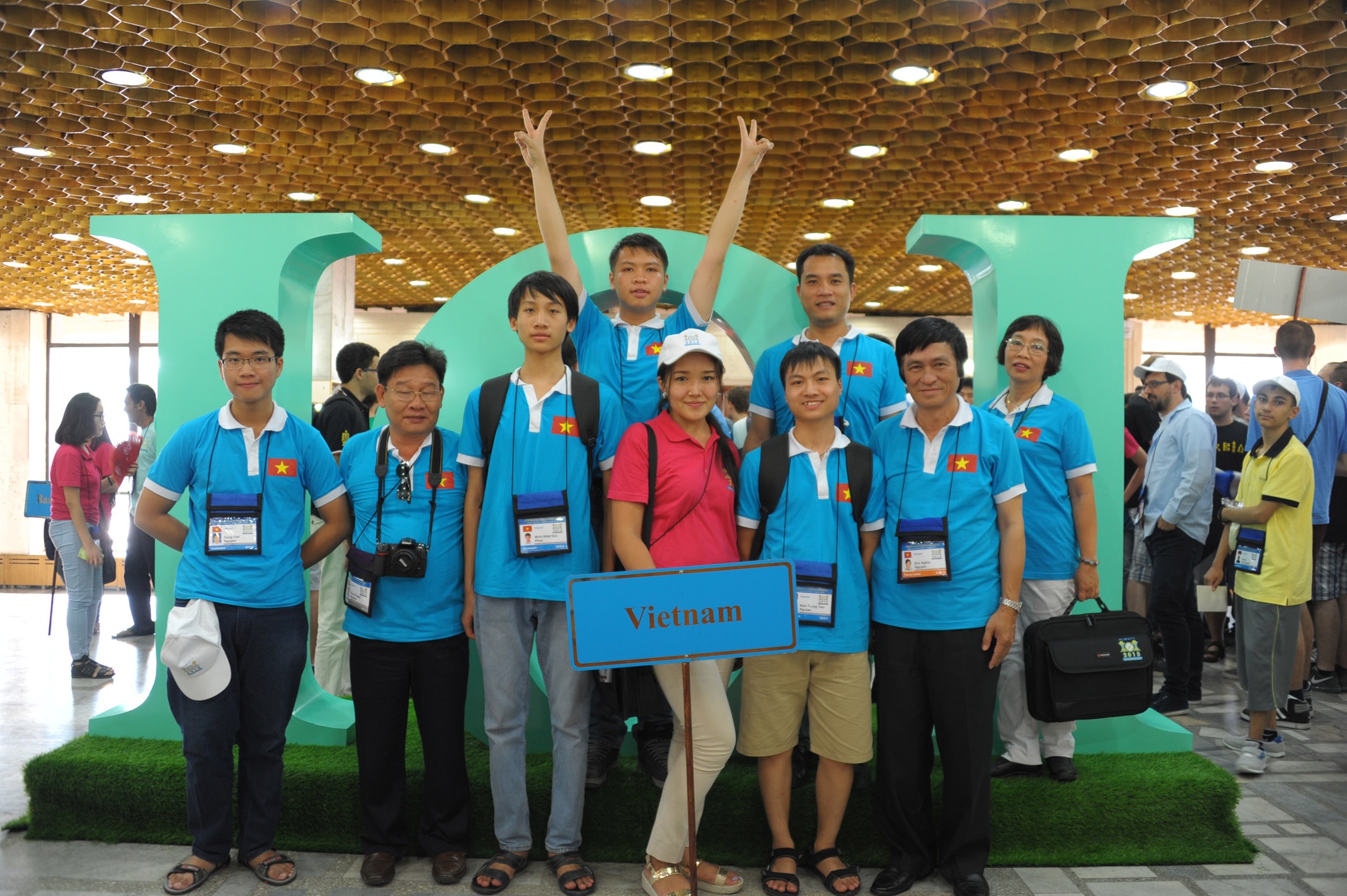 Doan Olympic Tin hoc Viet Nam xep thu tam the gioi hinh anh
