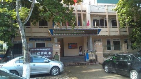 7 can bo So GD&DT bi kiem diem vi khong uong bia chinh chu hinh anh