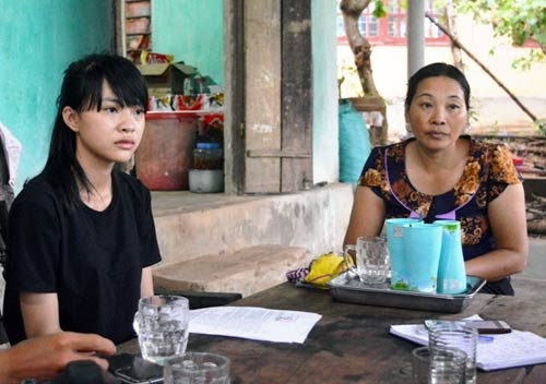Nu sinh 29 diem khai lai ly lich vao truong cong an hinh anh