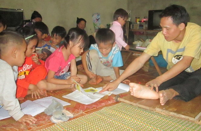 Tra hoc phi bang bo rau, lon gao hinh anh