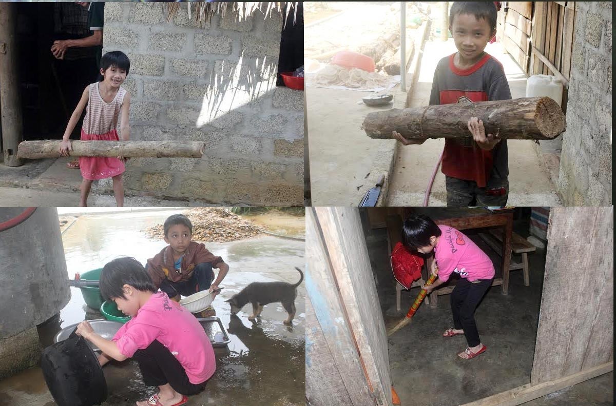 Hai hoc sinh bong dung bi bien thanh thieu nang tri tue hinh anh