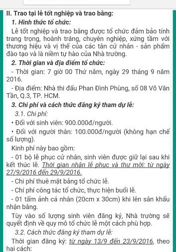 Đóng tiền dự tốt nghiệp ảnh 1 Dong tien du tot nghiep anh 1