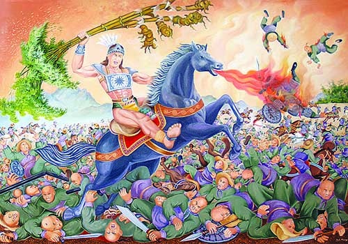 Chuyen it biet ve than tuong tien phong cung Thanh Giong danh giac hinh anh