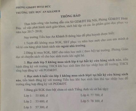 ép mua sách giáo khoa ảnh 1 ep mua sach giao khoa anh 1
