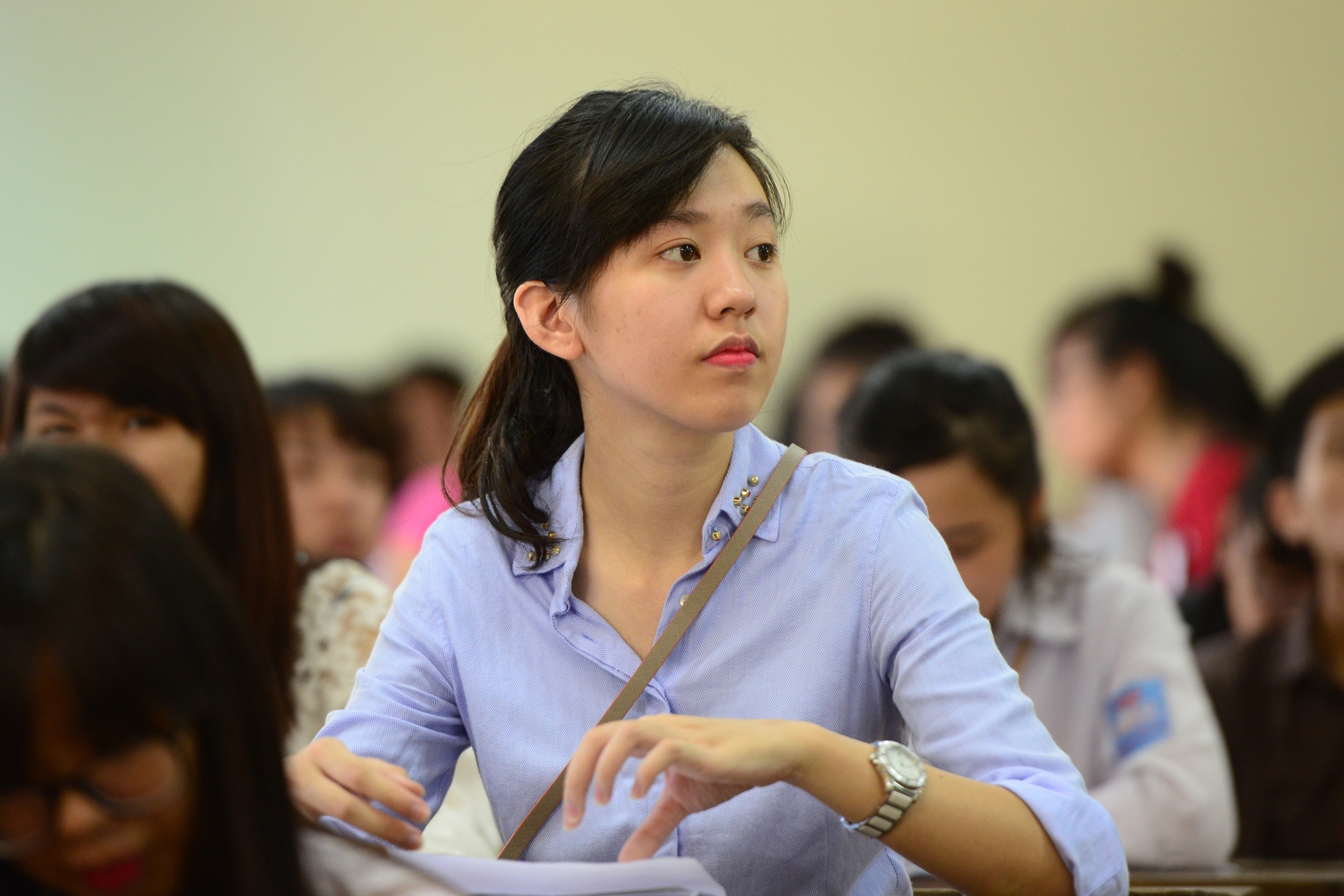 Nu tien si tu van phuong phap on thi va cach lam bai mon Ngu van hinh anh