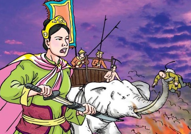 Nu tuong dung manh va cau chuyen danh ho cuu chong hinh anh