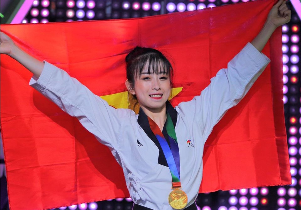 3 sinh vien DH Ton Duc Thang doat huy chuong SEA Games 30 hinh anh