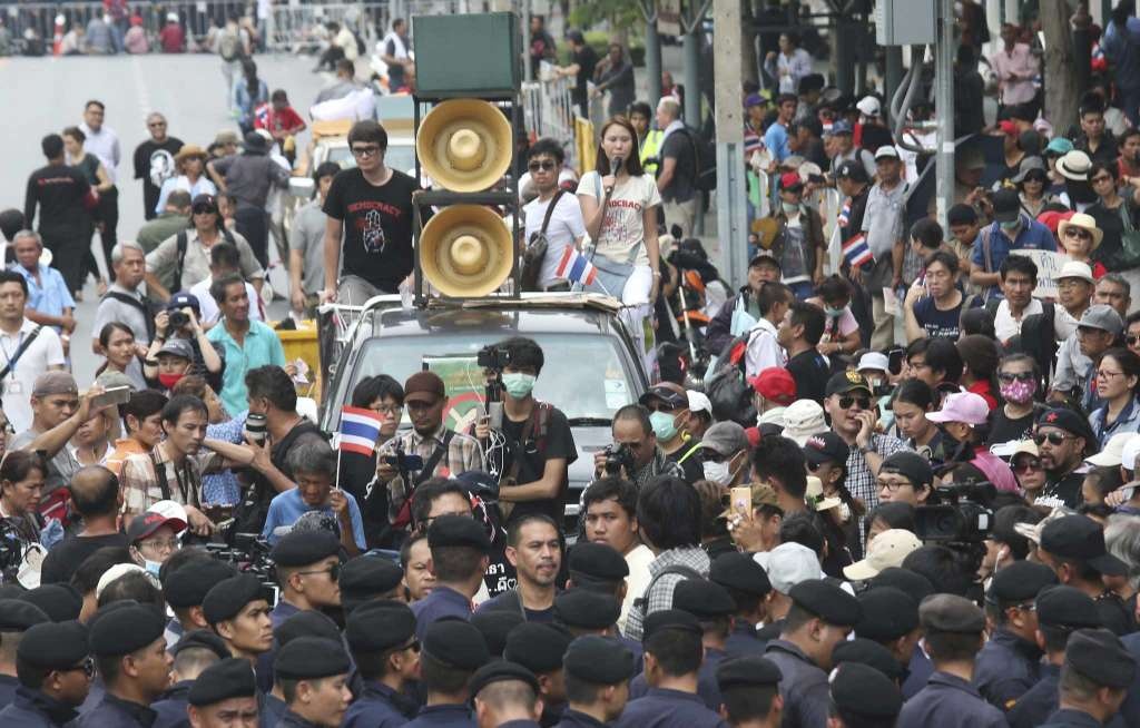 biểu tình Thái Lan ảnh 1 bieu tinh Thai Lan anh 1