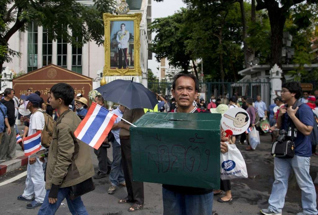 biểu tình Thái Lan ảnh 2 bieu tinh Thai Lan anh 2