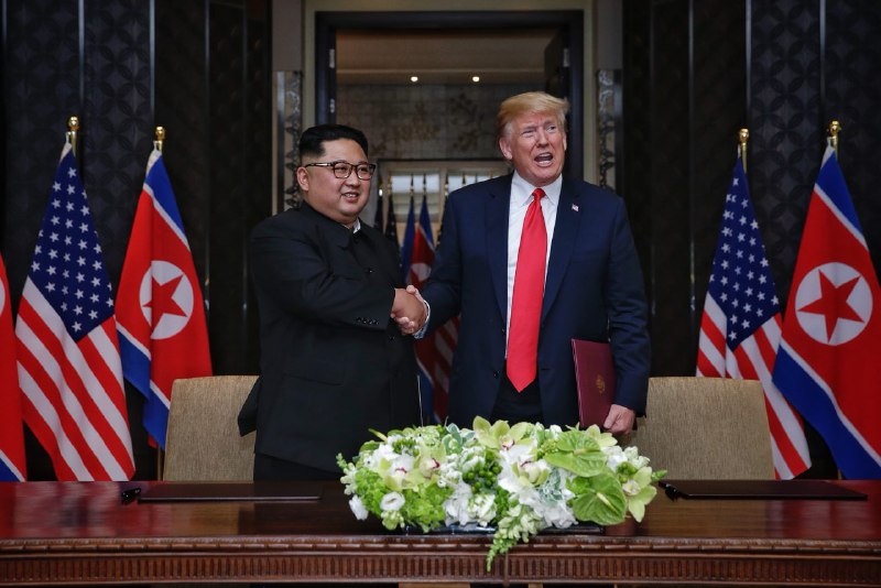 TT Trump: Ong Kim dong y phi hat nhan hoan toan ban dao Trieu Tien hinh anh