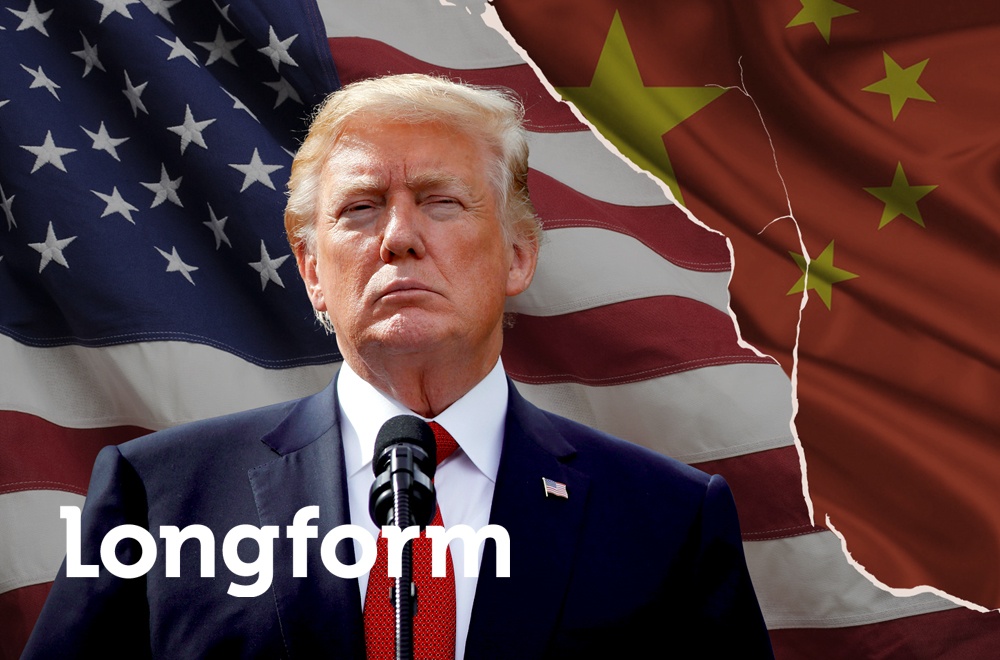 Tong thong Trump va 'chuyen tau luon' chien tranh thuong mai hinh anh