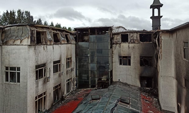 Chay khu nghi duong tai Trung Quoc, 18 nguoi thiet mang hinh anh