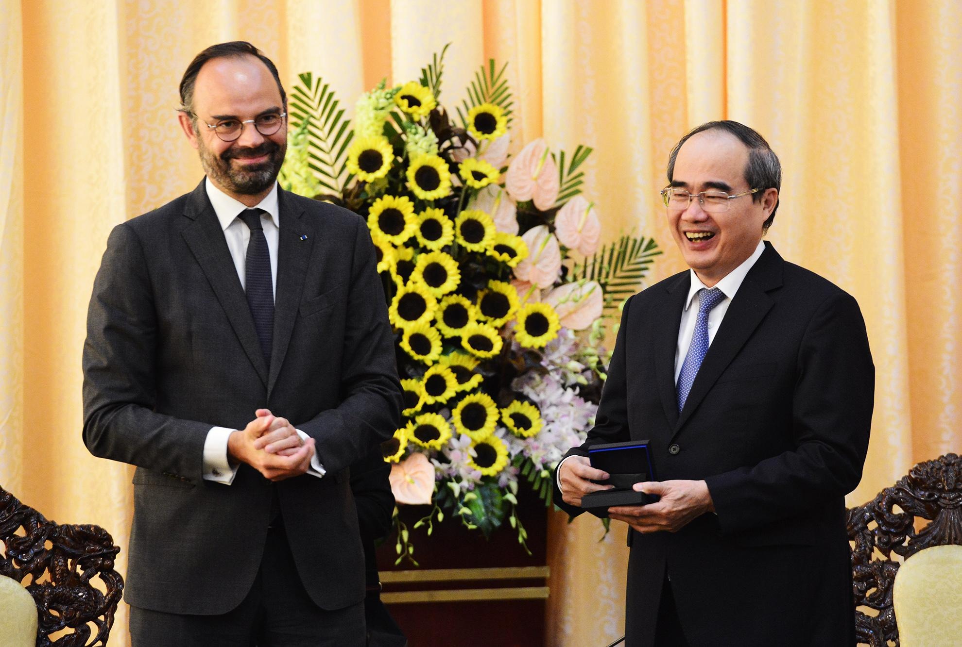 thủ tướng Pháp gặp Bí thư Nguyễn Thiện Nhân ảnh 4 thu tuong Phap gap Bi thu Nguyen Thien Nhan anh 4