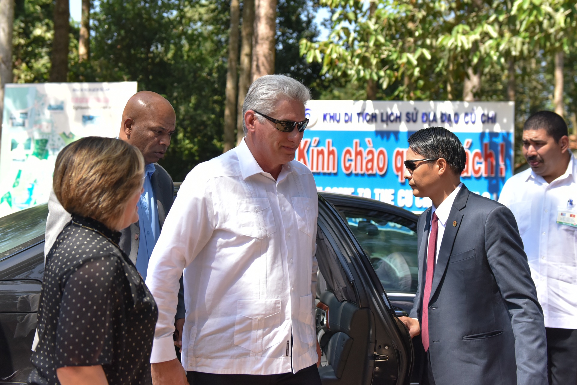 chu tich Cuba tham Cu Chi anh 1