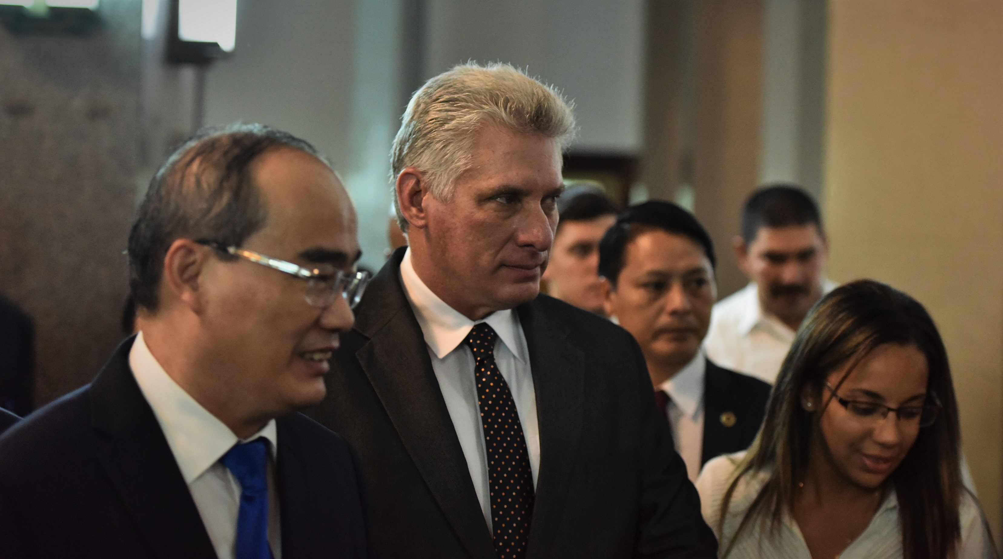 Chu tich Cuba tham TP.HCM anh 2