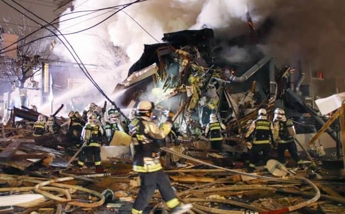 No lon danh sap nha hang Nhat o Sapporo, it nhat 41 nguoi bi thuong hinh anh