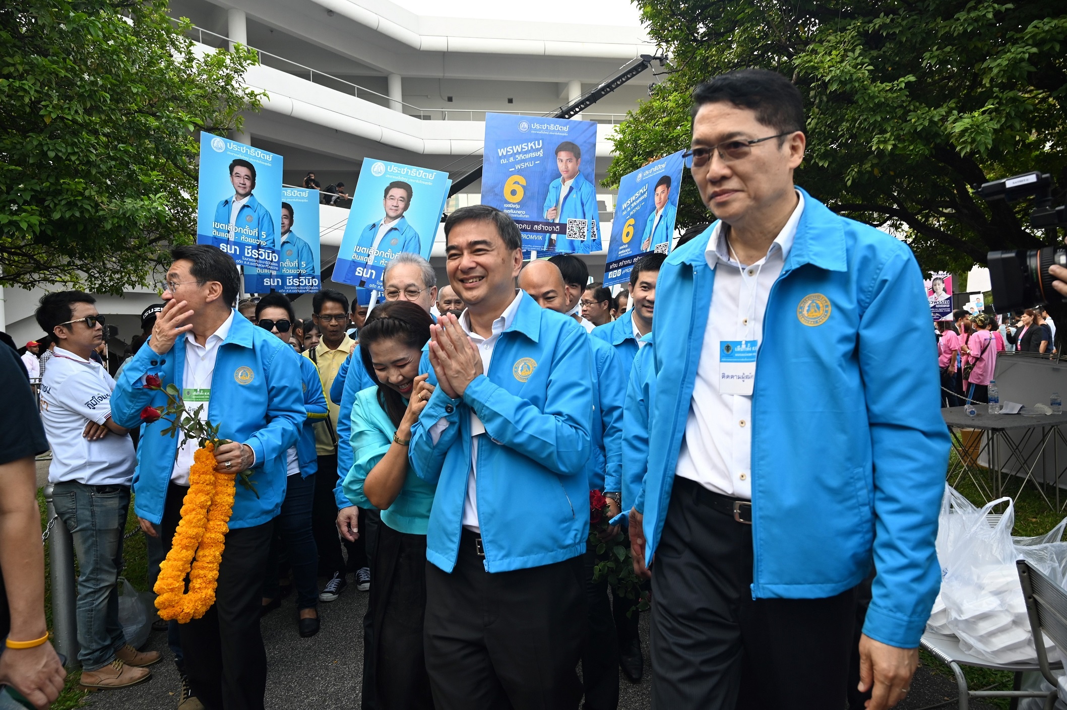 bau cu Thai Lan anh 1