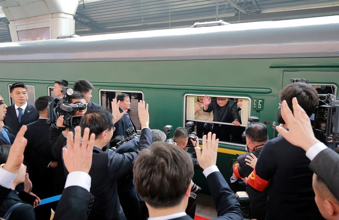 Kim Jong Un sang Việt Nam bằng tàu hỏa ảnh 1 Kim Jong Un sang Viet Nam bang tau hoa anh 1