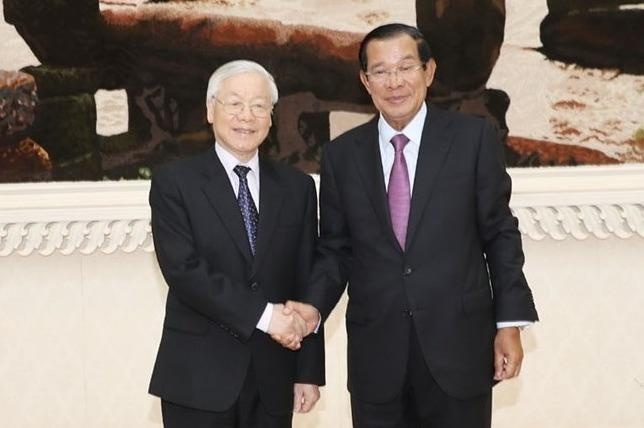 Tong bi thu, Chu tich nuoc hoi kien Thu tuong Campuchia Hun Sen hinh anh