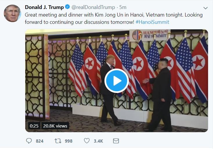 ong Trump lac quan dam phan My Trieu anh 1