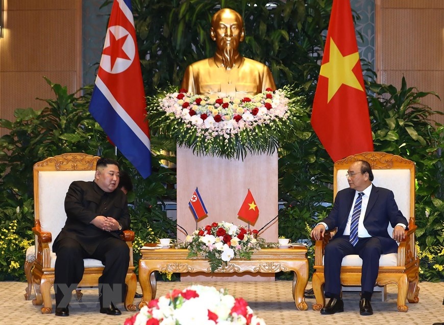 Thủ tướng gặp ông Kim Jong Un ảnh 1 Thu tuong gap ong Kim Jong Un anh 1