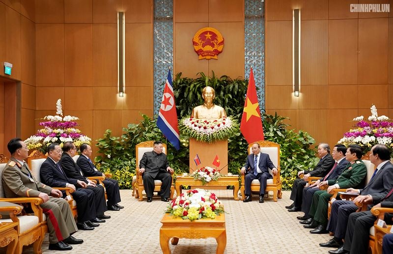 Thủ tướng gặp ông Kim Jong Un ảnh 2 Thu tuong gap ong Kim Jong Un anh 2
