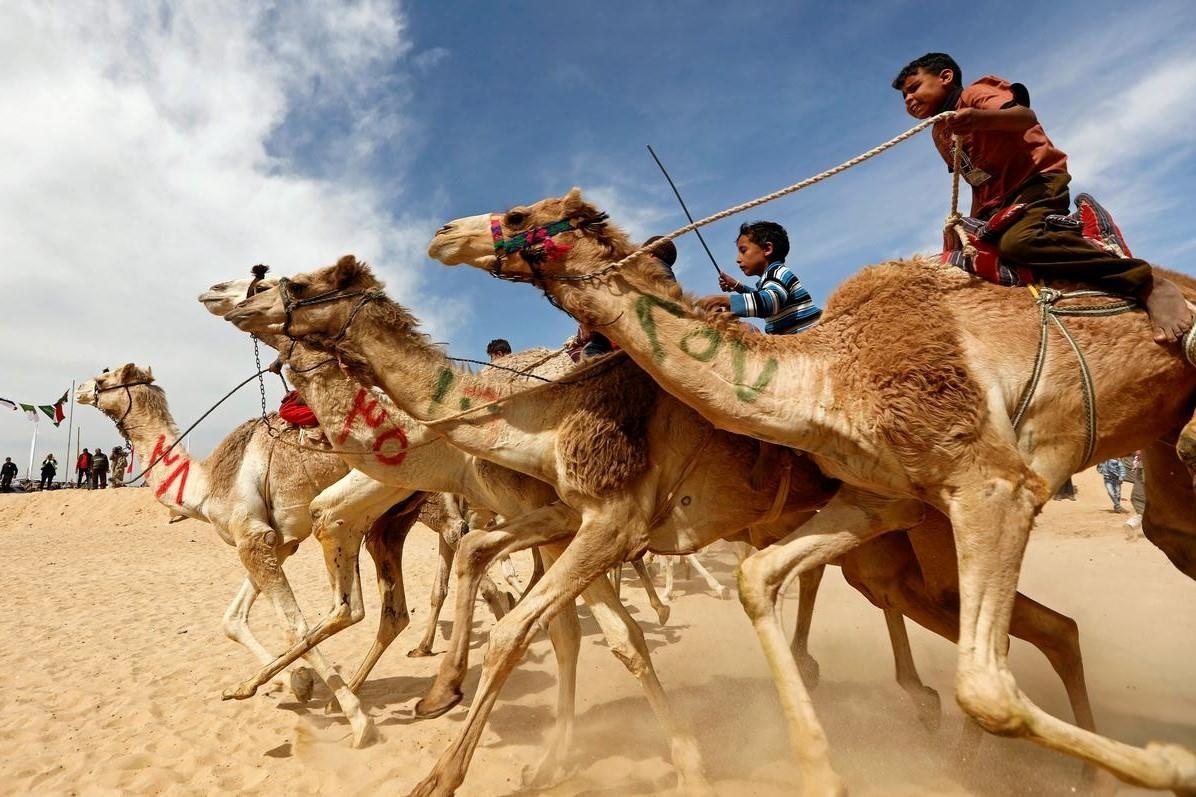 Nhung 'ky si nhi' cuoi lac da dua giua sa mac Ai Cap hinh anh
