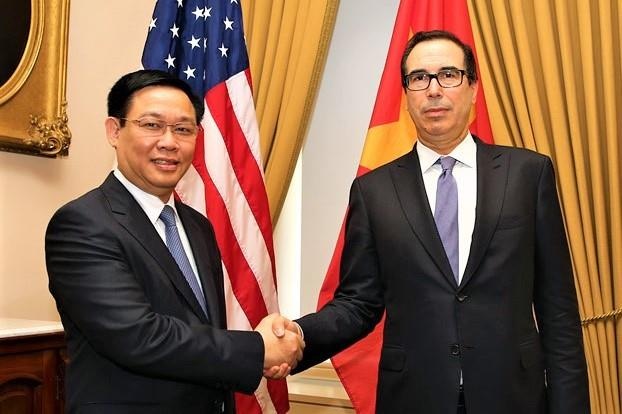 Phó thủ tướng điện đàm Bộ trưởng Tài chính Mỹ ảnh 1 Pho thu tuong dien dam Bo truong Tai chinh My anh 1