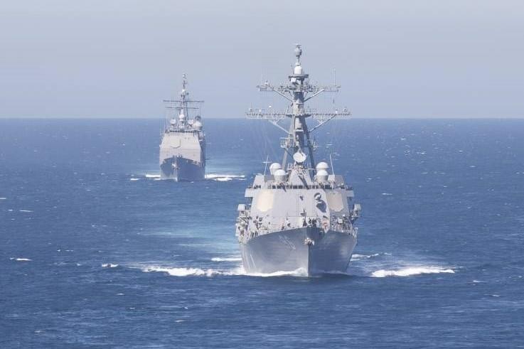 Tau chien My nhan lenh bao dong chien dau giua cang thang Iran hinh anh