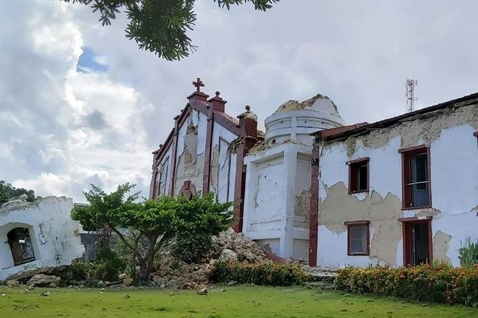 Dong dat lien tiep o Philippines lam 8 nguoi thiet mang hinh anh