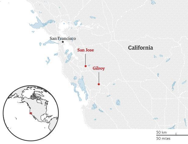 xả súng ở San Jose ảnh 2 xa sung o San Jose anh 2