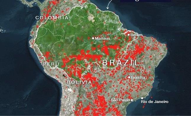 Brazil trien khai quan doi ung pho tham hoa chay rung Amazon hinh anh