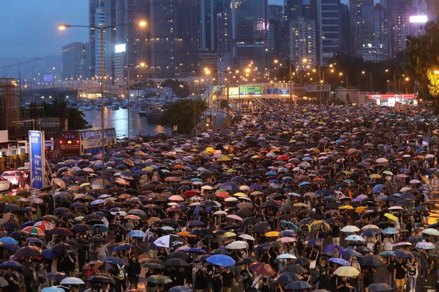 Huy cuoc bieu tinh quy mo lon o Hong Kong vao cuoi tuan hinh anh