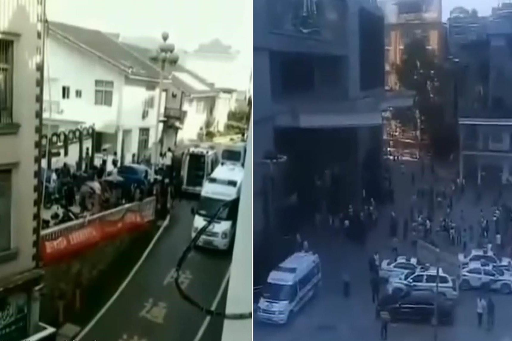 Dam dao ngay tuu truong o Trung Quoc, it nhat 8 hoc sinh thiet mang hinh anh