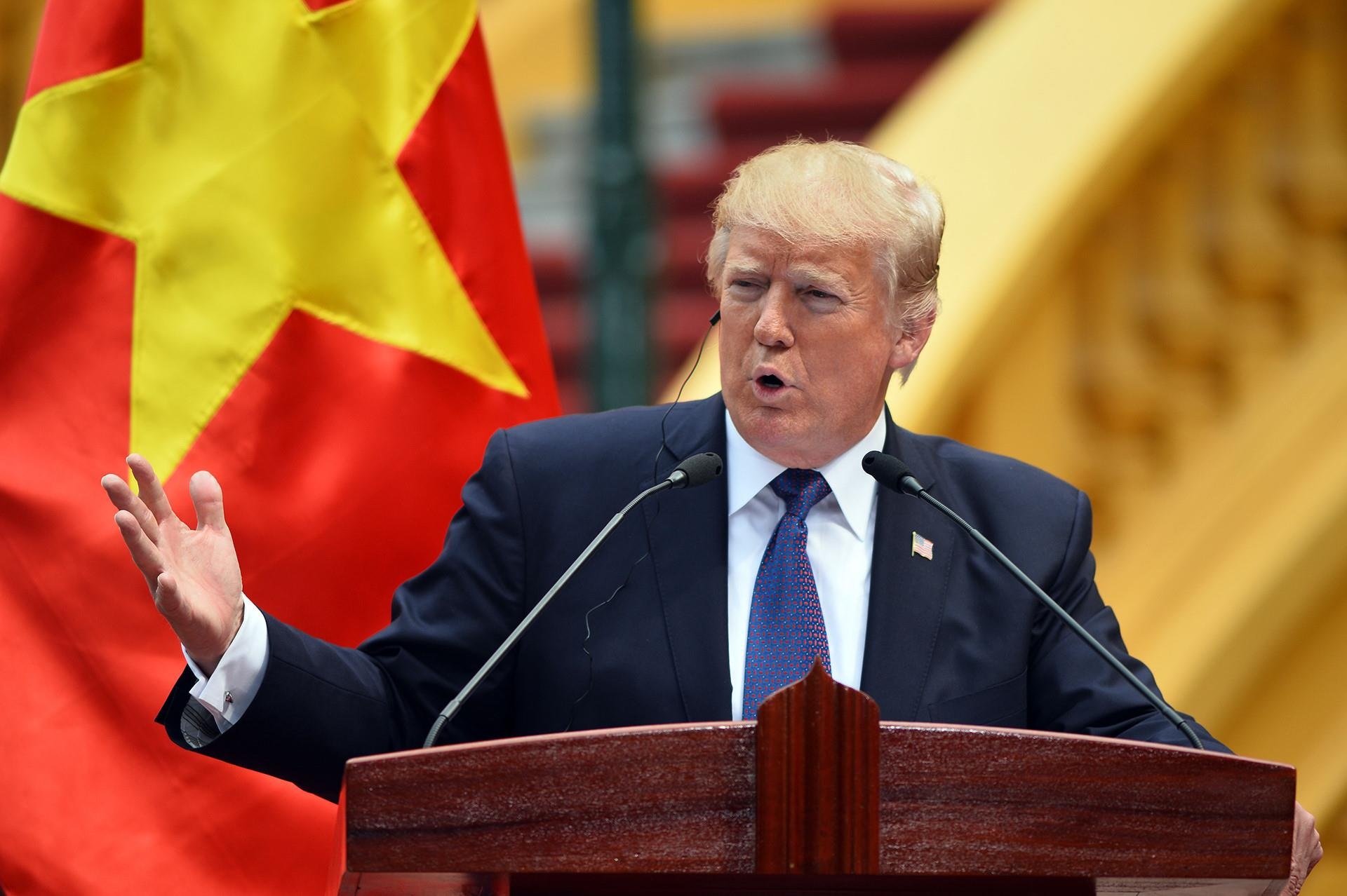 Tong thong Trump gui dien mung quoc khanh Viet Nam hinh anh