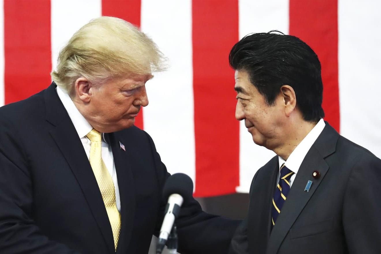 Ong Trump nham sinh nhat Thu tuong Abe voi Tong thong Putin hinh anh