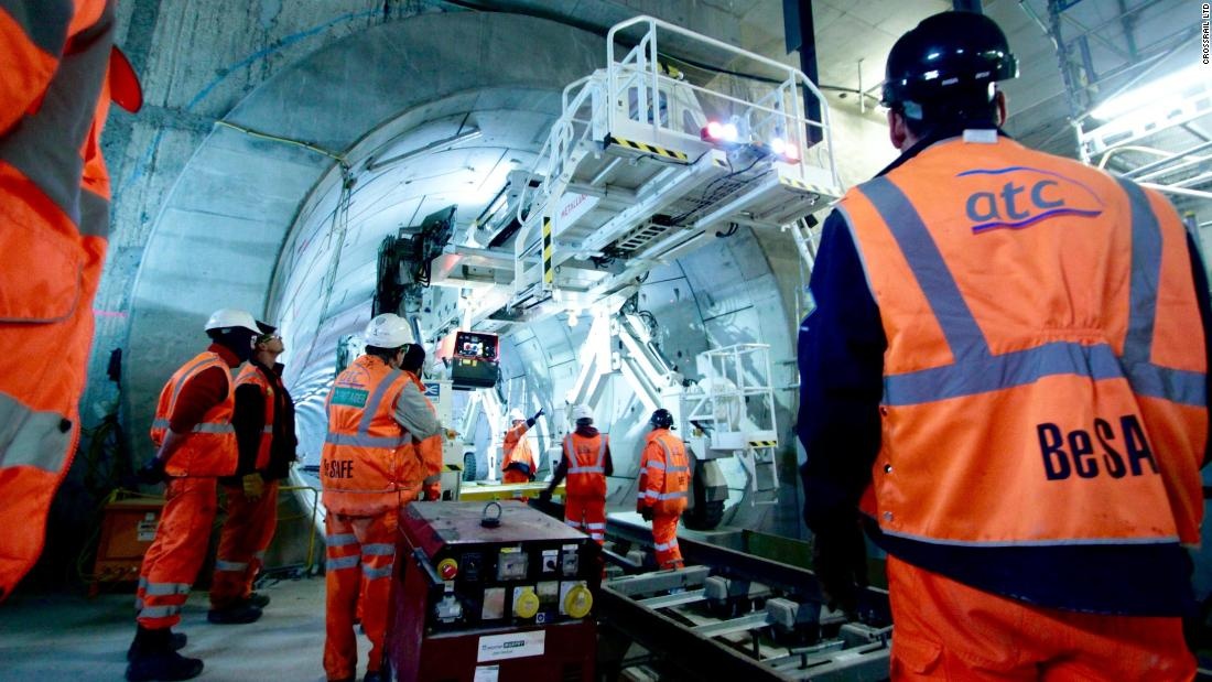 Du an duong sat khong lo cua London anh 1