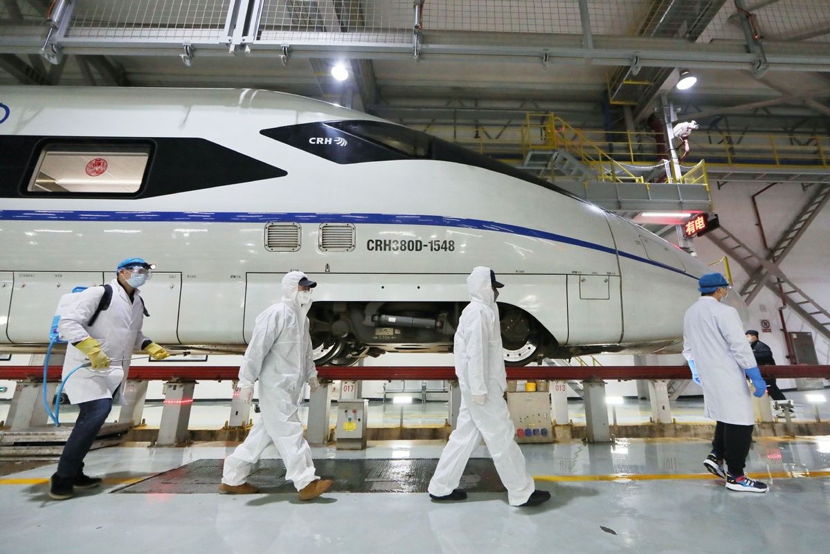 Trung Quoc cho khu trung tau cao toc ngan virus corona lan rong hinh anh