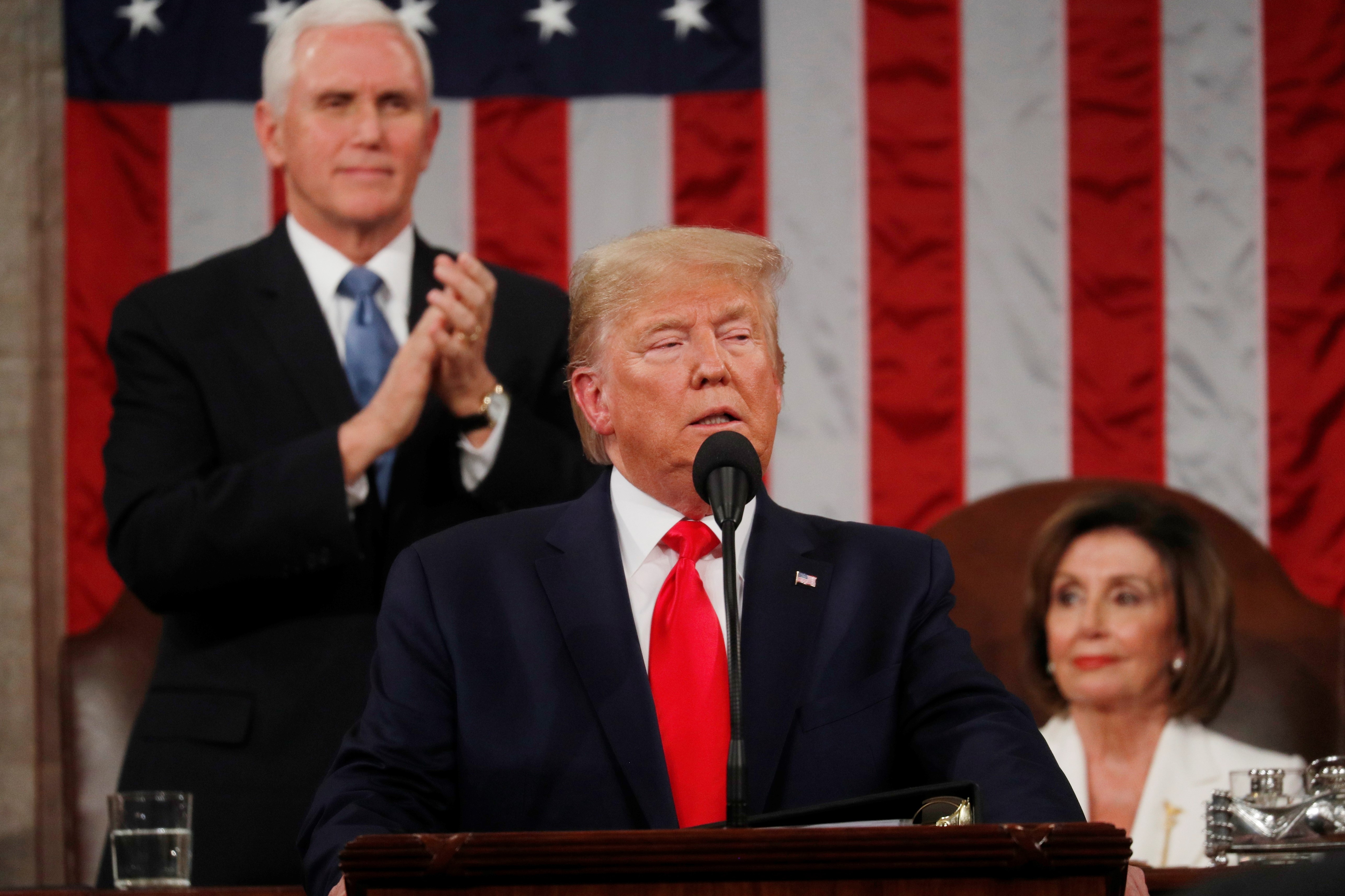 TT Trump ca tung ‘thanh tuu kinh te vi dai’ trong Thong diep Lien bang hinh anh