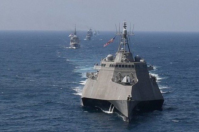 My thuc day dien tap chung o Thai Binh Duong de dam bao tu do hang hai hinh anh