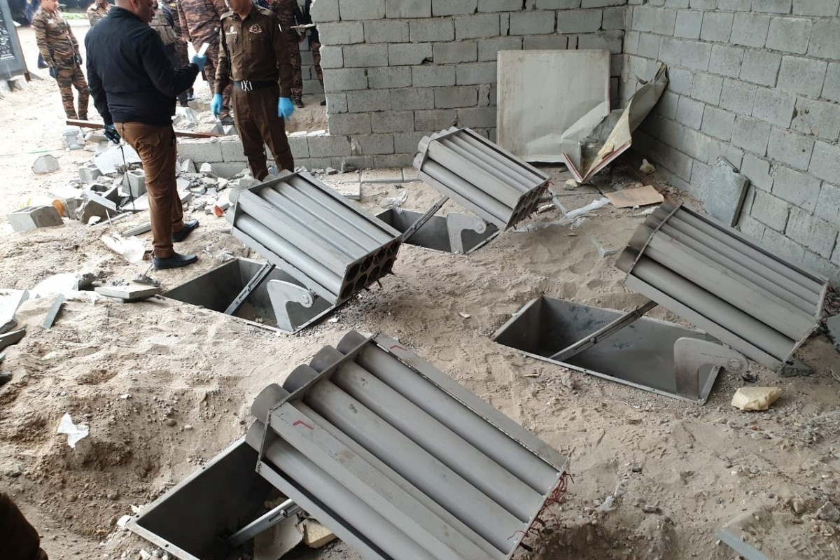 Hon 30 rocket Katyusha doi xuong can cu quan My don tru o Iraq hinh anh