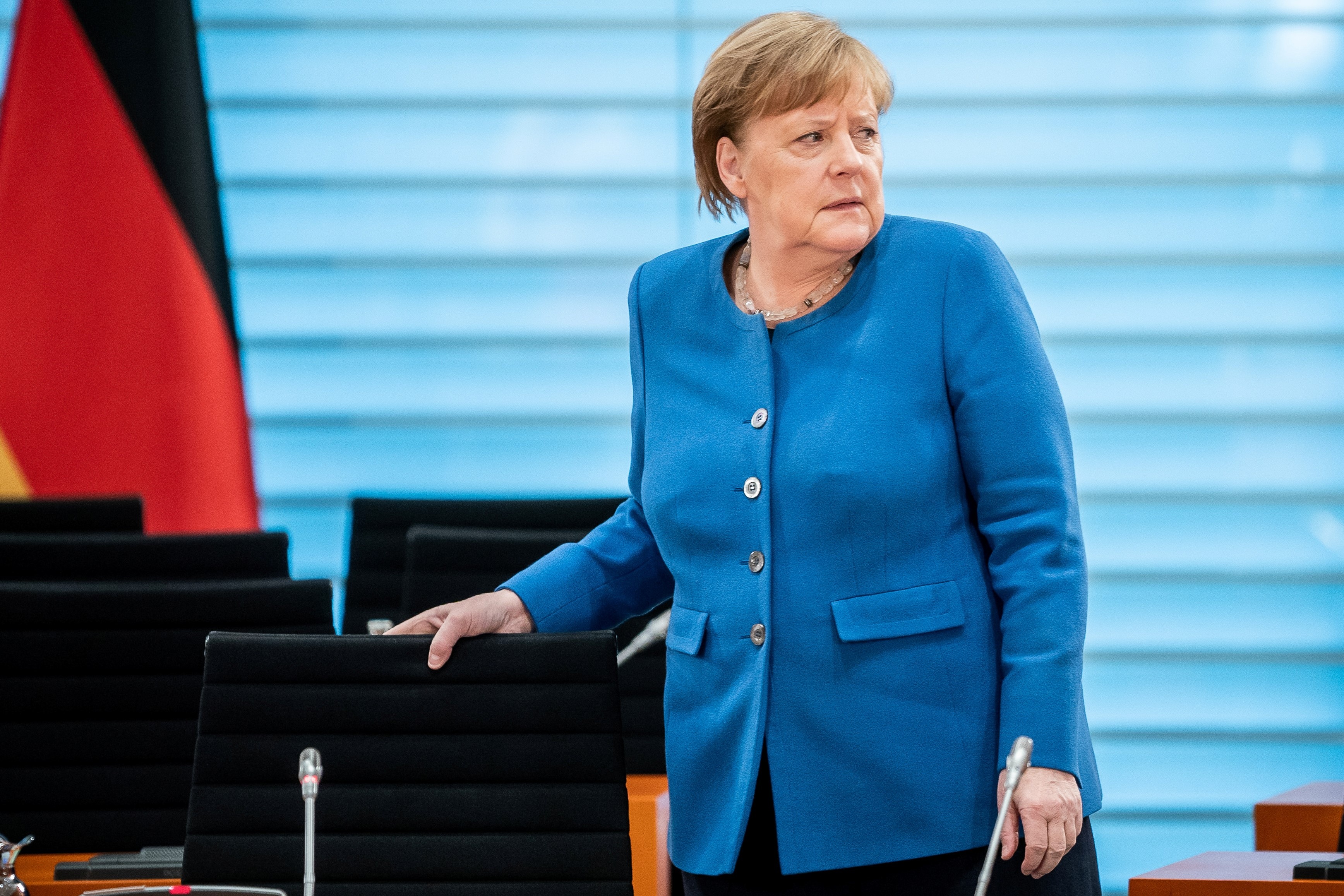 Bai phat bieu hiem thay cua Thu tuong Merkel vi dich benh hinh anh