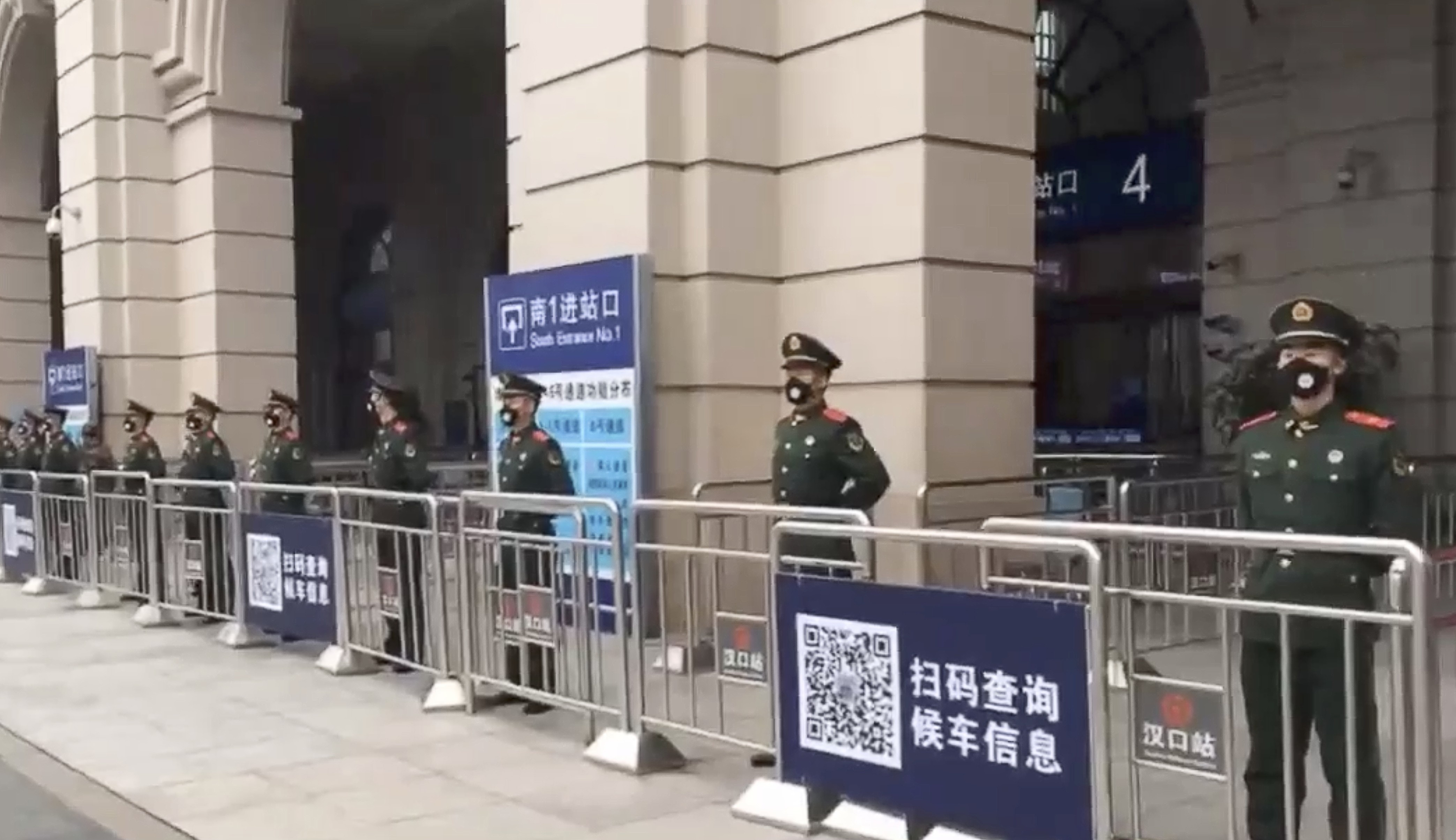 Trung Quoc phong toa Vu Han anh 1