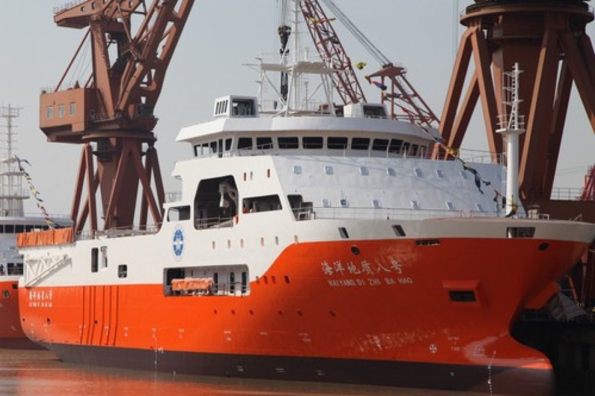 My len tieng vu tau HD-8 quay roi hoat dong dau khi o Bien Dong hinh anh