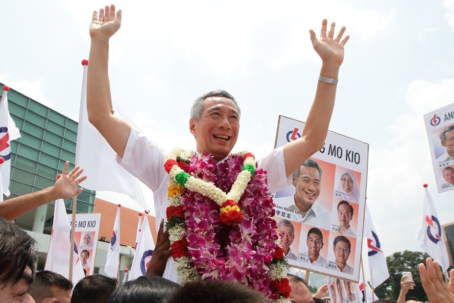 Thu tuong chuc mung Singapore to chuc tong tuyen cu thanh cong hinh anh