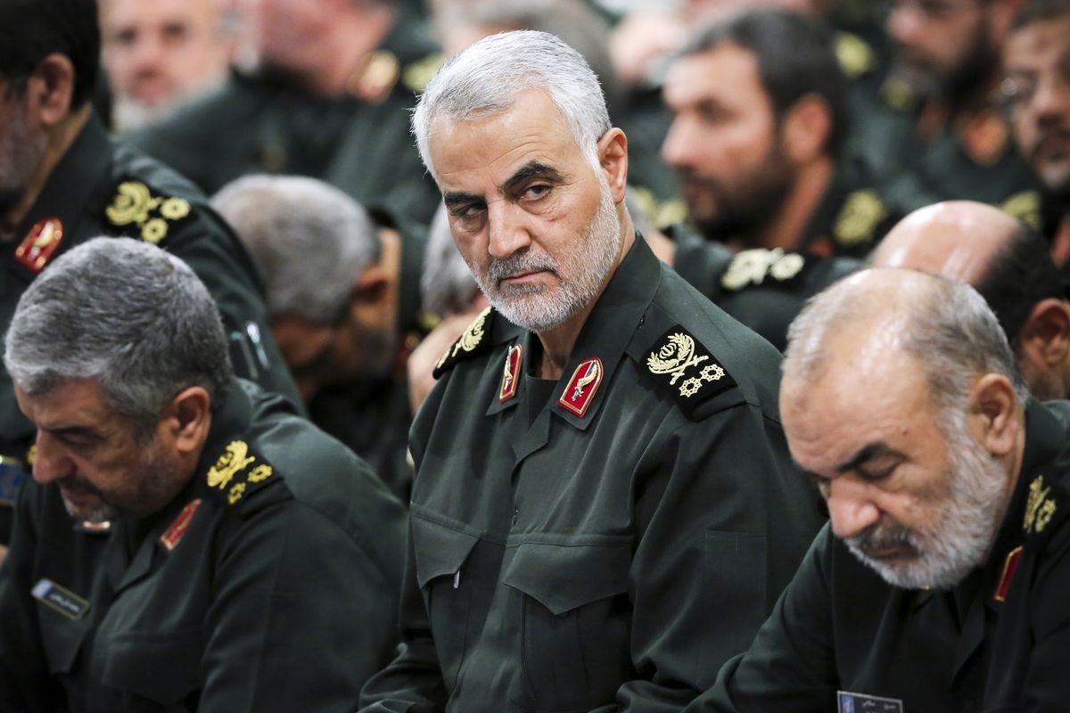 Iran de doa tra thu vu My am sat tuong Soleimani hinh anh
