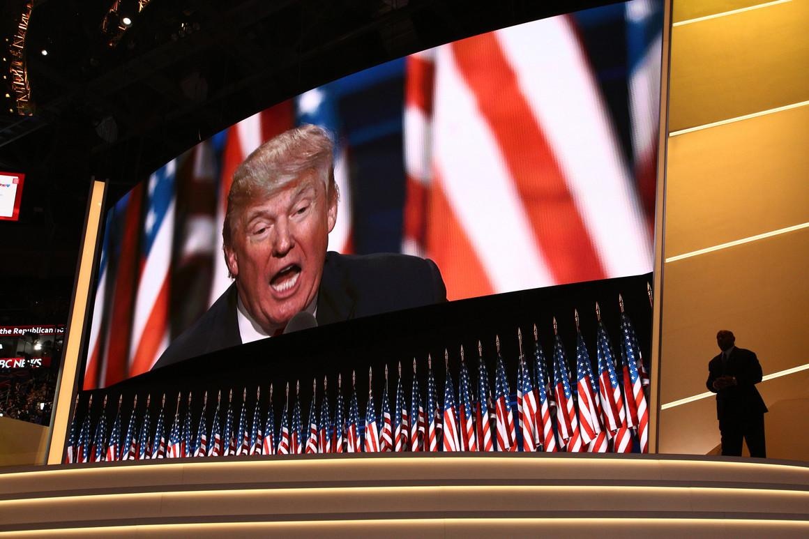 Ong Trump kin tieng ve dai hoi anh 1