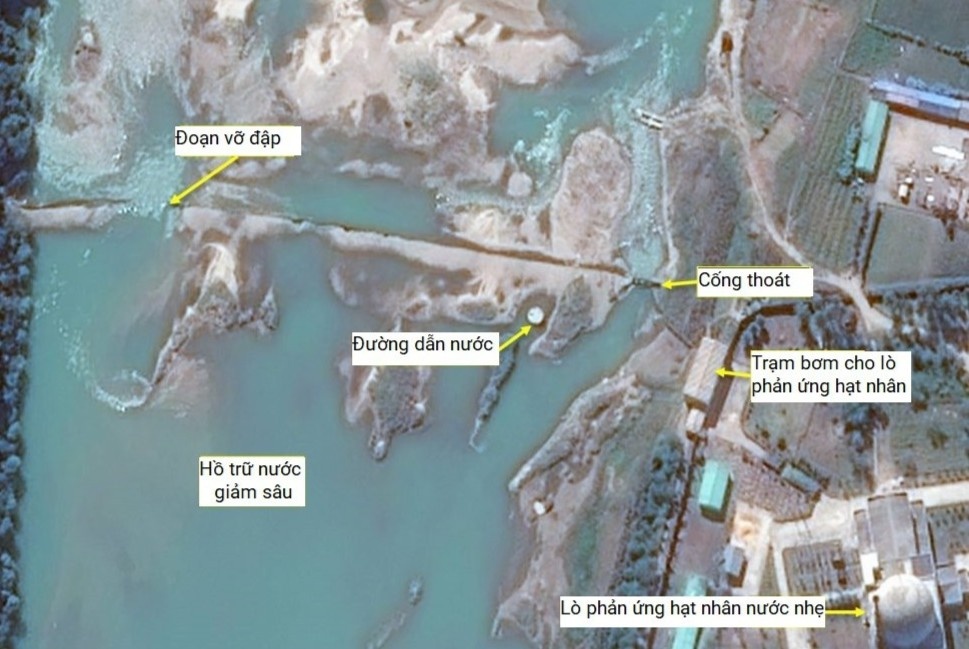 Anh ve tinh lam lo vu vo dap gan trung tam hat nhan Trieu Tien hinh anh