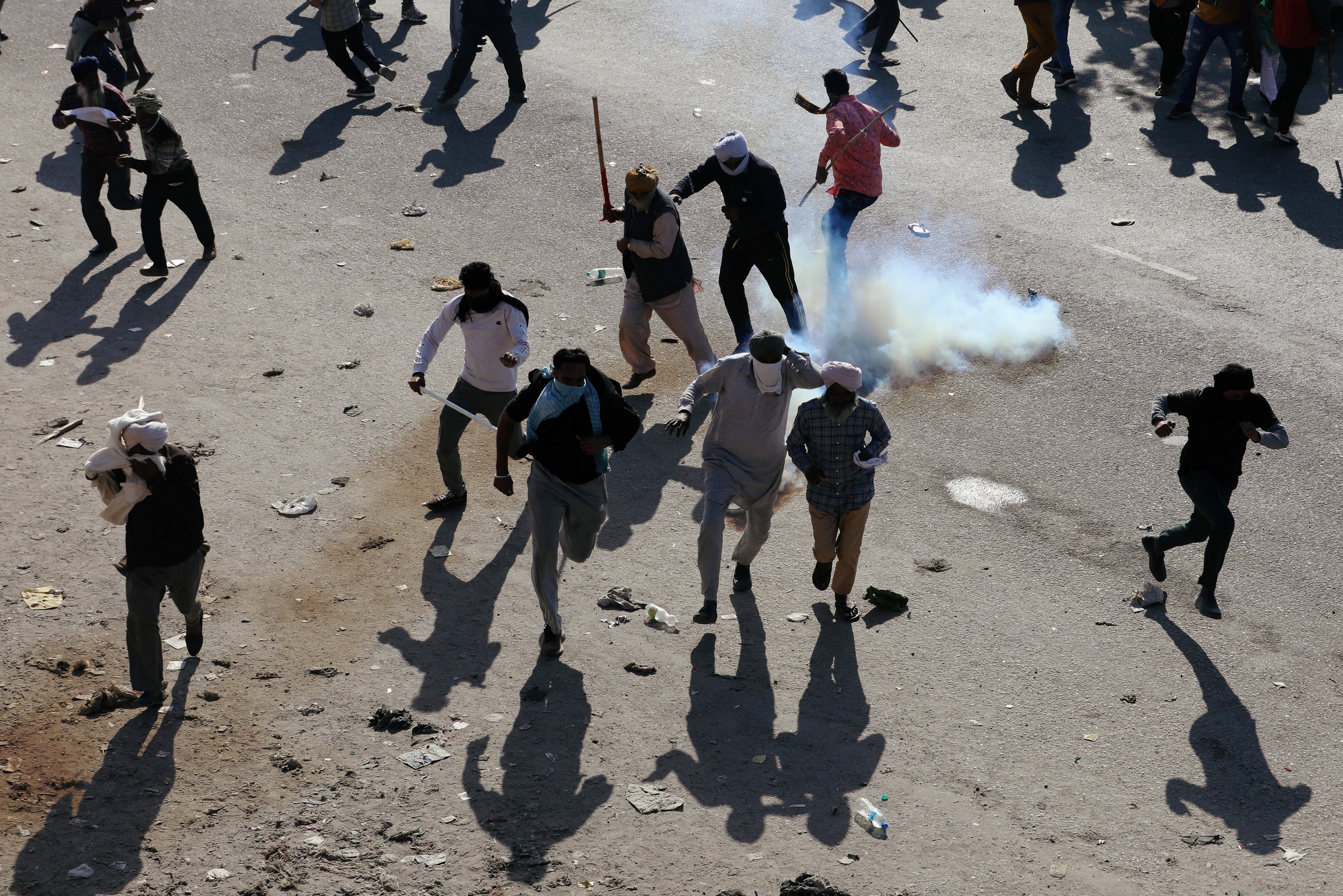 Nong dan An Do bieu tinh bao vay thu do anh 7